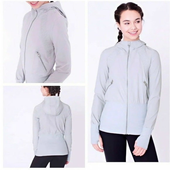 Ivivva Wild Wonder Light Blue Hooded Jacket - Picture 1 of 8